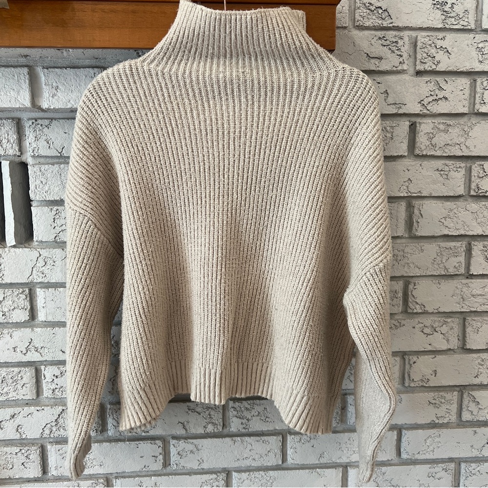 DYNAMITE | Cozy Cream Turtleneck Sweater